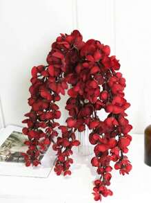 1 قطعة / 3 قطع / 5 قطع أكاسيا اصطناعية متدلية بطول 60 سم، مظهر واقعي مناسب للزفاف والحفلات والعطلات وأعياد الميلاد وديكور المشاهد والدعائم الفوتوغرافية، كلاسيكي بسيط، جودة ممتازة