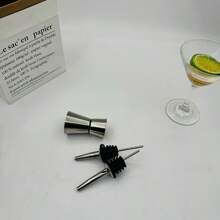 Set de 5/6/9 piezas de herramientas de bartender de acero inoxidable, que incluye coctelera de 550ML/750ML, vaso mezclador, medidor, pisador, set de bar para bartender, fiestas, herramientas de bar