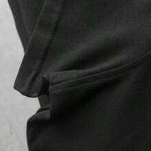 Muscle Alive Mens Summer Casual Short Sleeve Henleys T-Shirt Single Button Placket Plain V Neck Shirts - Black - View 3