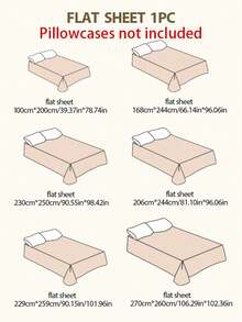 1pc Plant Pattern Bedsheet, Lightweight, Breathable, Soft & Skin-Friendly - Multicolor - View 4