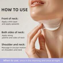 2PCS-LBLS Neck Cream - Firming And Lifting, Moisturizing With Hyaluronic Acid And Niacinamide, Alcohol Free, For All Beige Skin Types, 1.76 Oz (50 G)