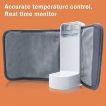 1pc 6-Gear Temperature Display Bottle Warmer With Rechargeable Battery, Warmer & Bottle Heater For Babies, Portable USB Heated Leather Gift, Suitable For Newborn Baby Boys And Girls