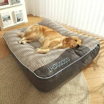 Comfortabele huisdierensofa geschikt voor kleine, middelgrote en grote honden en katten, zachte polyester vulling, ideaal voor golden retrievers en vergelijkbare rassen, comfortabele slaapbank voor alle seizoenen