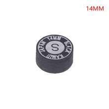 1pc 14mm Japanese Style Billiard Cue Tip, High Quality Pool Cue Tip For 9-Ball And Snooker, Hard & Soft Tips