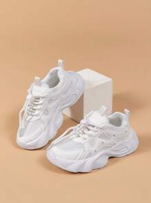 Girls' Star Mesh Sneakers - Breathable Casual Shoes For School, Sports, Travel | Spring, Summer & Autumn Toddler Shoes