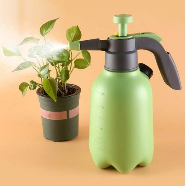 Rociador de planta de jardín presurizado de 2L - Aspersor de espuma de plástico manual, Tapa de repuesto adecuada para lavado de autos, jardinería y limpieza del hogar