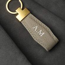 Portachiavi personalizzato con iniziale, portachiavi per auto  di lusso, portachiavi personalizzato con nome, accessorio di moda per uomo e donna, singolo, decorativo, design a gancio da arrampicata, perfetto come regalo di compleanno, durevole, colorato, carino, adorabile, divertente, kawaii, stile Y2K, unisex, casual, personalizzato, unico, ideale come regalo per lui, per studenti di scuola media inferiore, media superiore, superiore, università, matricola, secondo anno, inferiore