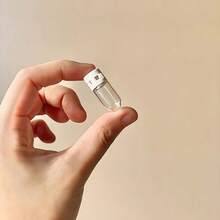 2pcs Transparent Portable Travel Bottle With Flap, Glass For Lotions And Lotions - Random Color - 查看 4