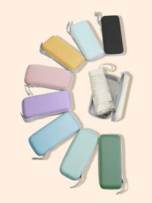 6-Rib Mini Manual Folding Umbrella, High Quality And Sunproof Pocket Umbrella, Compact Lightweight For Easy Carrying, Suitable For Couples Traveling, Business Receptions, Daily Outings - Multicolor - View 18