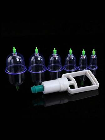 Cupping Set, 7/16-Piece Beauty Vacuum Cupping Massage Cup, Chinese Cupping Set With Vacuum Pump,Home Cupping Kit, Massage Cupping Kit For Beauty Salons, Ideal Choice For Therapists, And Choice For Acupuncture And Moxibustion