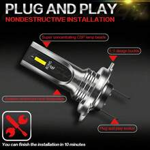 CHUSYYRAY 2x H7 12 V Headlight Bulbs White For  CBR1000RR 2004 2005 2006 2007-2017 - H7 - View 5