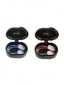 Precision Silicone Nose Clip For Swimming And Diving - Anti-Choking, Firm Fit, Black - 1 Box, Sports Training, No Falling Off, Nose Congestion, Beach Essentials, Beach Accessories, Pool Float