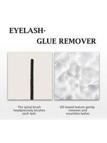 Asiteo 1pc 5ml DIY Eyelash Extension Glue Remover, Suitable For Cluster And Individual Lashes, Soothing And Non-Irritating, Includes Mascara Brush, DIY Eyelash Extension Remover, For Home Use - Clear - View 3