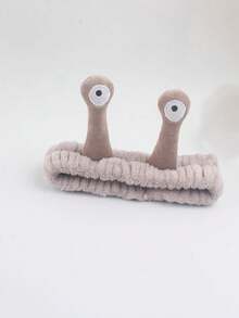 1pc Korean Cartoon Snail Design Cute Plush Hair Band, Funny Hairpiece For Washing Face Headband Turban Headband Sweatband, Hairband Fall Winter Hair Accessories For Women For Vacation Outfits Woman Elegant Scarf Women Bandanas Soft Headwrap - Funny Face Wash Headband - View 19