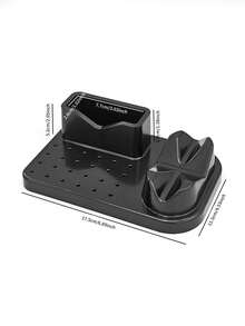 RANCAI 1PC Grinding Machine Display Shelf, Grinding Head, Drill Bit, Organization Box, Nail Art Tools, Nail Art Storage Box, Grinding Head, Plastic Material