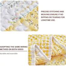 3 Pieces Floral Patchwork Quilt Set Queen, Blue N White Flowers Design, Soft N Cozy Microfiber Quilt, Bedspread Bed Cover For All Season, 1 Quilt And 2 Pillow Shams- 2 Pillow Shams- 90x90 Inches-Holidaygift