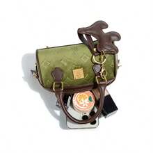 Túi Boston thêu phong cách Trung Hoa mới của Dopamine Girl Color Series dành cho nữ, Túi đeo vai hình gối & Túi đeo chéo, Hàng mới về mùa xuân & hè 2025 - màu xanh lá - Xem 8