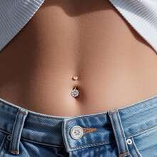 CIZME 1 件 14G 6MM 8MM 10MM 12MM 不锈钢肚脐环、肚脐环、不锈钢肚脐环、女式肚脐环、女式肚脐环、肚脐环穿孔首饰、女式不锈钢钻石肚脐环、短杆长杆肚脐穿孔、肚脐穿孔、肚脐环穿孔首饰