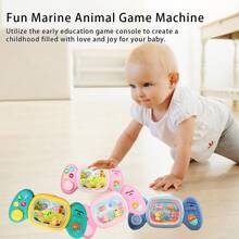 Brinquedo musical para bebês de 1 ano ou mais, brinquedos musicais e iluminados para crianças de 12 meses ou mais, instrumento de teclado com efeitos sonoros, brinquedos de piano com cérebro grande para o primeiro presente infantil