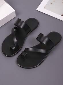 Sandalias casuales de moda para mujer, antideslizantes y antiolor para uso en exteriores - Negro - Ver 6