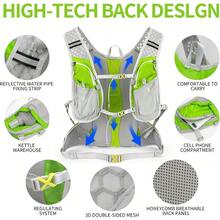 Local Delivery--Hydration Pack Backpack, Lightweight Water Backpack With 2L Leakproof Hydration Bladder Daypack For Men Women,Running Hydration Vest For Outdoor Trail