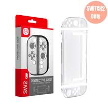 Switch2 Crystal Clear Protective Case Full Set For Switch2 Console & Joy-Con - Scratch-Resistant Slim Cover With Anti-Fingerprint Coating