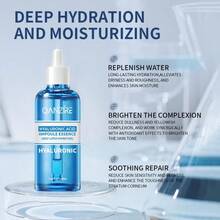 1 Bottle 100ml Ginseng/Hyaluronic Acid Facial Essence, Deep Hydration, Soothing, Anti-Wrinkle, Day & Night Skincare - Multicolor - View 8