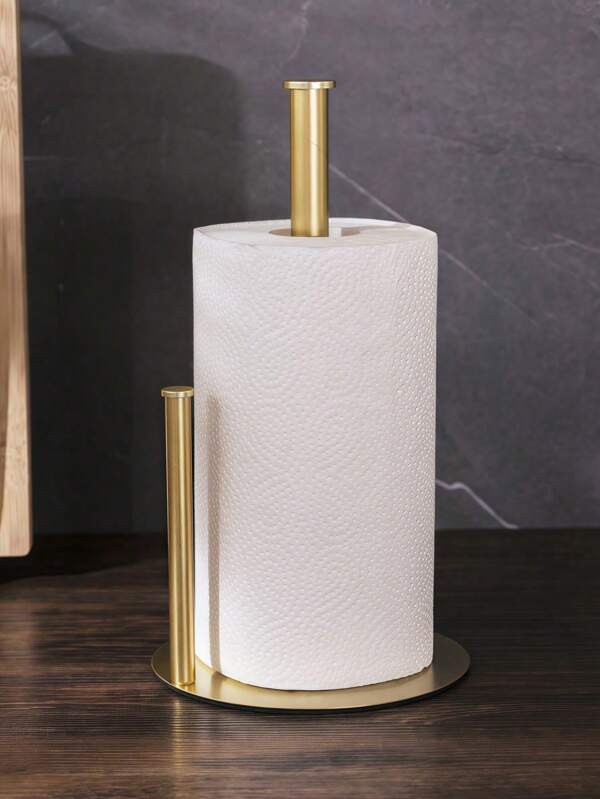 2pcs Kitchen Roll Holder, Towel Rack, Bathroom Roll Holder, Kitchen Wall Mounted Rag Rack, Bathroom Towel Rack