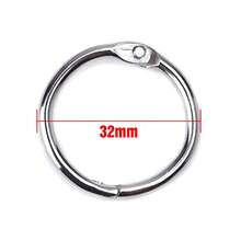 3Set (10pcs/Set) Hinged Rings 19mm 25mm 32mm Binder Scrapbooking Album File Durable - Silver - View 6