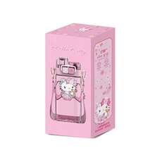MINISO Sanrio Hello Kitty Sakura Punk Double Drink Cup 520mL/17.59oz, Stereo PVC Cup Cover, Double Drink Mode, Safety Lock, Detachable Strap, Suitable for Travel Carrying and Daily Hydration (1 PC) - 粉色 - 查看 8