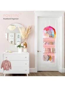 1 pieza Pasador de pelo para bebé, perchero para diademas, soporte resistente, colgante de decoración para habitación infantil, adecuado para uso diario, regalo para días festivos - Multicolor - Ver 7