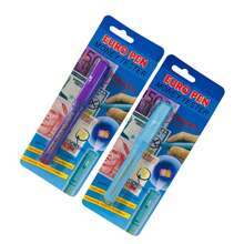 1 Unidade Caneta Detectora de Notas Falsas Identificador de Dinheiro Falso Caneta Euro Cor Aleatória Volta às Aulas - Multicolorido - Visão 5