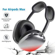 Apple 3pcs/Set Silicone Protective Case Compatible With Airpods Max, Transparent Soft Silicone Protective Shell, TPU Protective Cover, Latest Silicone Protective Case, Waterproof, Dust-Proof, Fingerprint-Proof, Scratch-Resistant, Anti-Drop, 360° Full Protective, Set Includes: Transparent Silicone Headphone Protective Shell, Silicone Headband Cover, Soft Silicone Material, More Comfortable, Easy To Clean, Multiple Color Options, Great Gift (3pcs/Set) - Multicolor - View 4