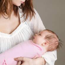 Gllquen Baby Organic Cotton Swaddle Blankets 4-Pack For 0-3 Months Newborn Girls, Pink Floral - 粉色 - 查看 2