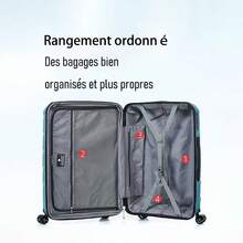 欧洲品牌，法式设计，20+28+32英寸三件套行李箱，四轮万向轮行李箱，容量可扩展，静音轮，安全锁，防水耐磨。1年质保，旅行必备，节日必备，优雅风格，舒适和谐的家庭旅行，高档礼品。春夏季亮丽色彩，男女通用设计，适用于廉价航空公司，可手提登机。