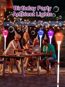 Máquina de burbujas para fiestas al aire libre con luz y música para niños, altura ajustable (no incluye baterías ni líquido para burbujas)