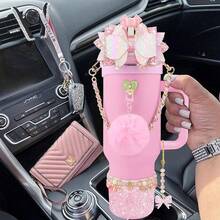 11PCS Complete Tumbler Accessories Set, Ultimate Value Pack With Full Protection & Decor, All-In-One Kit - 1 粉紅色 - 查看 5