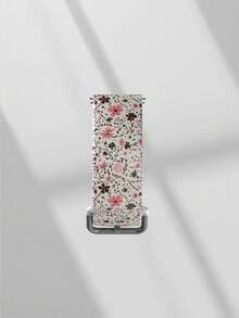 22 毫米通用表带适用于三星、华为、Garmin、Honor 智能手表 - 花卉图案硅胶表面表带适用于华为 Watch 3/Galaxy、GT2/GT3