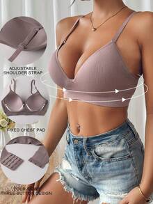 Women's Sexy Supportive Wireless Seamless Breathable Soft Bra