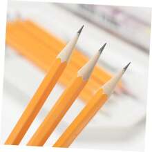 HB Hexagon Wooden Pencils With Red Color Eraser, 12pcs/24pcs/ Pencils With Eraser Head, HB Pencils For Writing, Drawing And Sketching, Yellow Wooden Pencils For Office, School School Supplies,Back To School