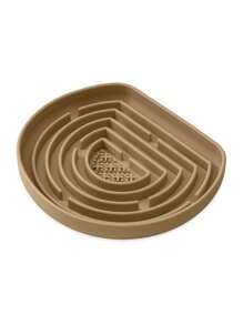 Tigela de silicone quebra-cabeça para alimentação lenta de animais de estimação com ventosa para mamadeira, anti-asfixia, design antiderrapante, fácil de limpar, material de silicone, ajuda na digestão, reduz o tédio, redutor de ansiedade, alimentador para cães e gatos