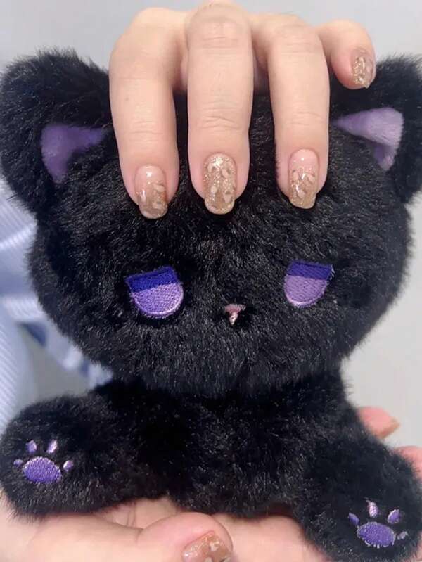 Poupée en peluche mignonne et adorable de chat, poupée kawaii en doux animal en peluche, cadeau d'anniversaire pour petite amie, Noël, Halloween, Saint-Valentin, fête, Fête des mères