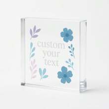 1pc Acrylic Ornaments Personalized Mom Gifts, Custom Name Sign, Customizable Home Decor, Mother's Day Gift, Bedroom Decor, Personalized Room Decorations, Customizable Photo Gifts,Graphic Print