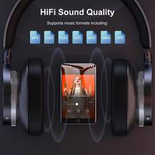 Diofox 80GB MP3 播放器，带蓝牙（可连接蓝牙耳机、立体声）和 WiFi，MP3 和 Mp4 音乐播放器，带 Spotify、Music、Deezer、Audible、浏览器，4.0 英寸 IPS 触摸屏 Android 播放器，带扬声器、FM 收音机，容量高达 512GB - 黑色 - 查看 6
