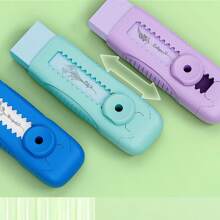 Gommes rétractables personnalisées avec nom, gommes de crayon personnalisées avec fleur de mois, gommes en caoutchouc, gommes pour dessin, fournitures scolaires, cadeau de rentrée scolaire. Gommes personnalisées convenant au bureau, à l'école, aux étudiants, rentrée scolaire