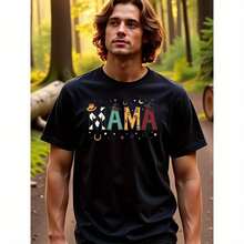Latest Products Vintage Graphic Tees, Young La Shirts Women, Vintage Mama Graphic Tee With Cowboy Hats And Horseshoes, Apparel, Womens Big And Tall Long Sleeve Shirts - Black - View 1