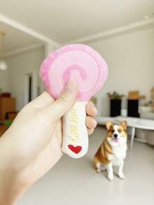 1套宠物咀嚼玩具，毛绒发声玩具，手工棉绳玩具，狗狗牙齿清洁咀嚼玩具，编织绳狗玩具，宠物用品 - 彩色 - 查看 5