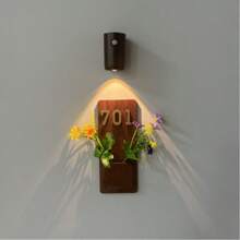 1 Stück Zylinderförmige Wandleuchte, LED Nummernschild Licht, Flurwandleuchte, Sensor Licht, Wanddekoration Licht, Nachtlicht, geeignet für: Wohnzimmer, Schlafzimmer, Hausnummer, Hof, Garten, Hotel, Flur, Restaurant, Geschäft, Schule, Krankenhaus, Hochzeit, Weihnachtsdekoration, USB betrieben.