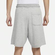Nike 男士 ASMNK CLUB ALUMNI LBR FT SHORT 针织运动短裤 DX0767-063 - 黑色 - 查看 2