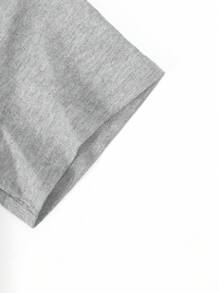 Tigre, occhiali da sole, t-shirt da donna in cotone a coste, stile college, primavera estate, nuova maglietta sportiva da donna, drappeggiata, alla moda, morbida e traspirante, aderente, a maniche corte e molto elasticizzata